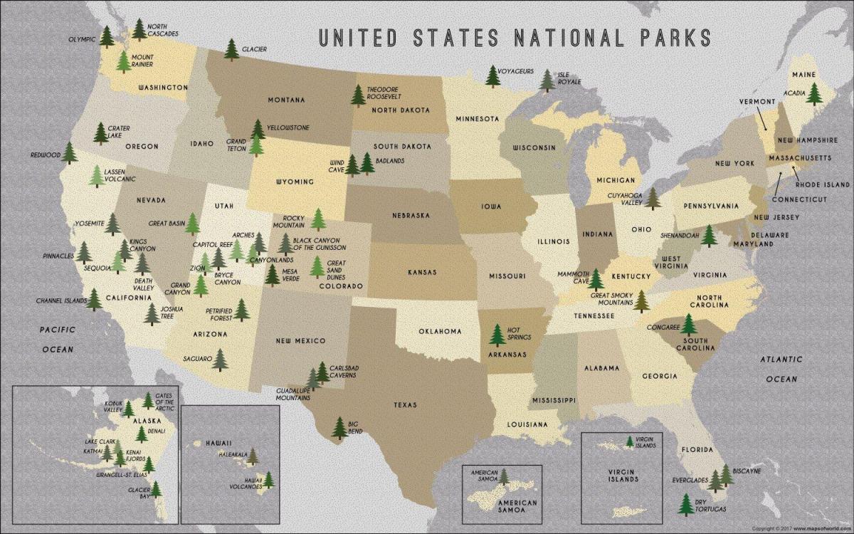 mapa de parques