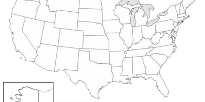 Mapa en blanco de NOSOTROS