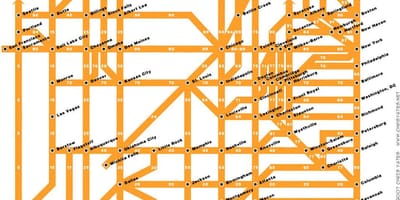 Sistema de autopistas interestatales mapa