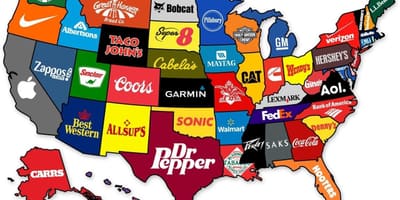 Mapa de la compañía Americana