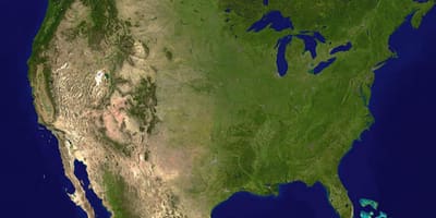 Mapa de satélites de los estados UNIDOS