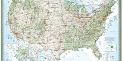 Estados UNIDOS mapa de calle